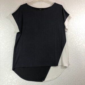 COA Color Block Hi-Low Blouse